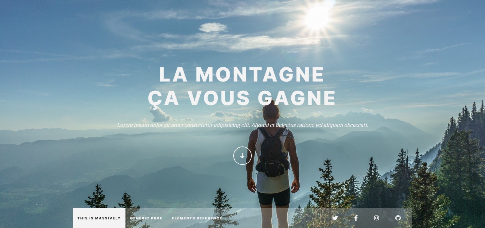 La montagne